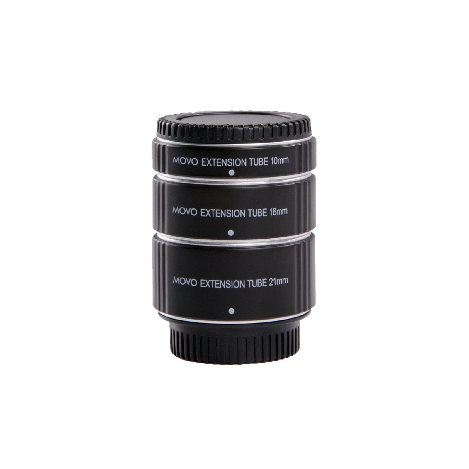Movo Photo AF Macro Extension Tube Set for Pentax Q Mirrorless Camera  System with 10mm, 16mm & 21mm Tubes (Metal Mount)