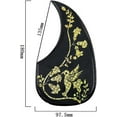 thumbnail image 2 of Acoustic Guitar Pickguard Self Adhesive 2mm Thickness Pick Guards Scratch Plate Acoustic Guitar Replacement Parts, 2 of 3