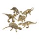 thumbnail image 2 of Figura de dinosaurio en miniatura de 6 piezas, estatua de dinosaurio de latón, escultura de dinosaurio, juguetes de dinosaurio de latón para festival, fiesta temática de dinosaurio, cumpleaños, 2 of 6