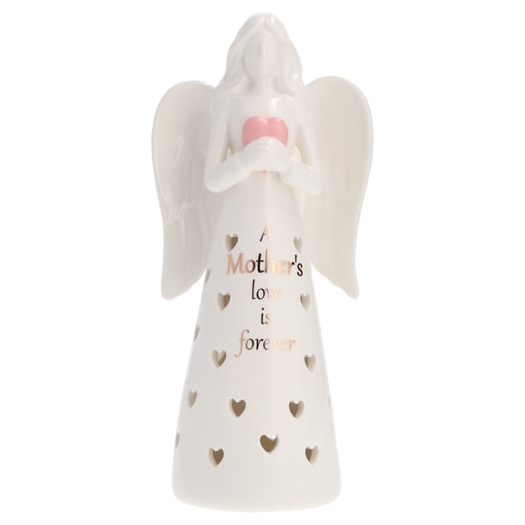LED Mother's Love Angel Decoration, White, 8", Mother's Day by Way To Celebrate