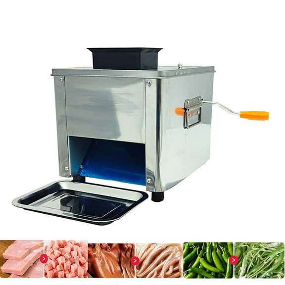 Meat Slicing Machine Commercial Pork Beef Mutton Electric Slicer with 5MM Blade