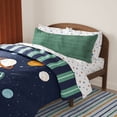 thumbnail image 2 of Mainstays Kids Body Pillow with Plush Ribbed Corduroy Removable Cover, 48" x 20", Dark Green, 2 of 5