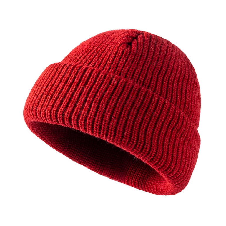 Winter Knitted Fishermen Beanie Hats for Men Merino Wool  display picture 1