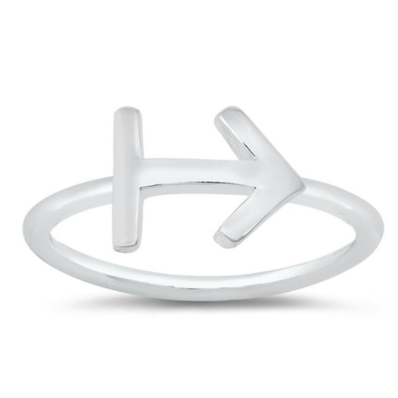 Unique Ring Zodiac Sagittarius .925 Sterling Silver Band Jewelry Female Male Unisex Size 4