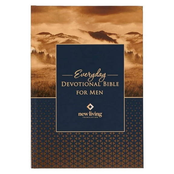 NLT Holy Bible Everyday Devotional Bible for Men New Living Translation, (Hardcover)