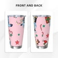 thumbnail image 3 of Silaia Bluey Print 20 Oz Tumbler, Car Travel Tumblers With Lid And Straw, Stainless Steel Cups, Travel Coffee Mug,Insulated Mug with Lid-Straw Two-piece Set, 3 of 8