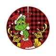TKing Fashion Green Elf Christmas Tree Skirt Christmas Bottom