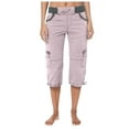 thumbnail image 2 of MKLEKYY Pijama Corto De Verano Para Mujer, Pantalones Cortos Deportivos Informales Para Exteriores, Pantalones Cortos Cargo Holgados Y Finos, 2 of 4