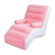 thumbnail image 5 of Sofá plegable perezoso, sofá inflable en forma de S, asiento suave duradero, tumbona para juegos, cama, interior, exterior, jardín, para el Rosa Macarena Sofá inflable, 5 of 8