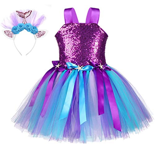 little mermaid tutu dress walmart