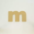 thumbnail image 3 of Package of 1, 18 Inch X 3/4" Thickness MDF Letter m in The Arial Font, Thick, Lower Case for Art & Craft Project, Made in USA, 3 of 3