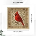 thumbnail image 3 of Ngheia Red Cardinal Cross Stitch Kit, Kit for Beginners and Adults Winter Red Bird Embroidery Set with Pattern Threads Needle and Instructions for Handmade Home Decor, 1 Embroidery, 3 of 8