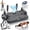 Black, variant on 3-In-1 Multifunctional Push-Up Board, for Home Gym, Pushup Board with Thickened Elbow Pads, Pushup Handles, & Reps Time Monitoring for Chest, Shoulder, Arm & Core