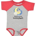 thumbnail image 3 of Inktastic Dreaming About Volleyball Boys or Girls Baby Bodysuit, 3 of 5