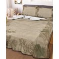thumbnail image 3 of Quilts King Size, Fall Forest Pine Soft Comforter Bedding Set for Bed, Autumn Vintage Pine Cones Botanical Lightweight Quilted Bedspread with Pillow Cover(2 Pieces) for All Season, 96x106 Inch, 3 of 9