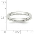 thumbnail image 4 of 14k White Gold 3.2mm Standard Weight Comfort Fit Wedding Band Size 8.5 - Ring Size 8.5, 4 of 7