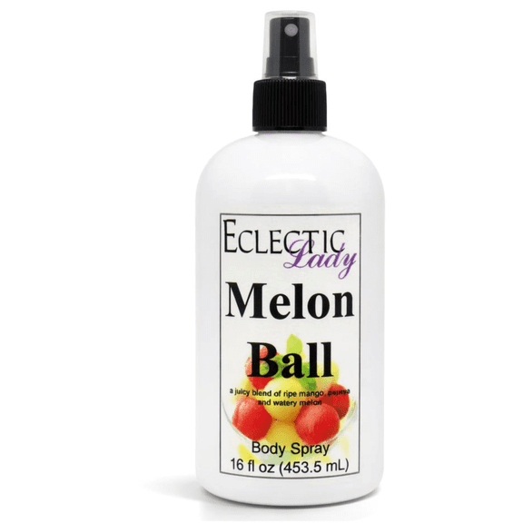Melon Ball Body Spray, Eclectic Lady, Hydrating Mist, Unisex, 16 oz