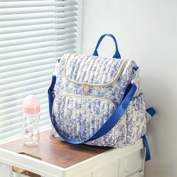 Diaper Backpack For Parents With Secure Zippered Front Pocket