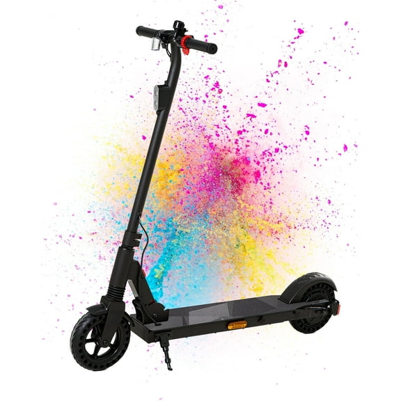 HILLVIGO 8" Electric Scooter for Adults and Teens, Powerful 500W Peak Motor, 15 MPH & 7.8 Miles Long Range Foldable Commuting Scooter, 8" Tires E Scooter for Kids and Child