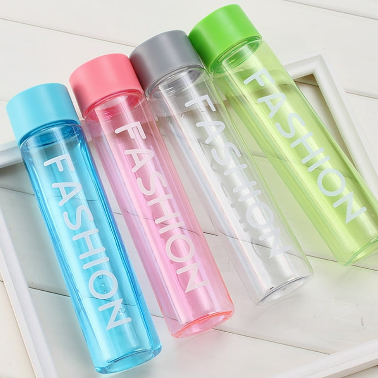 Custom Clear Voss Glass Drinking Water Bottles With Screw Cap