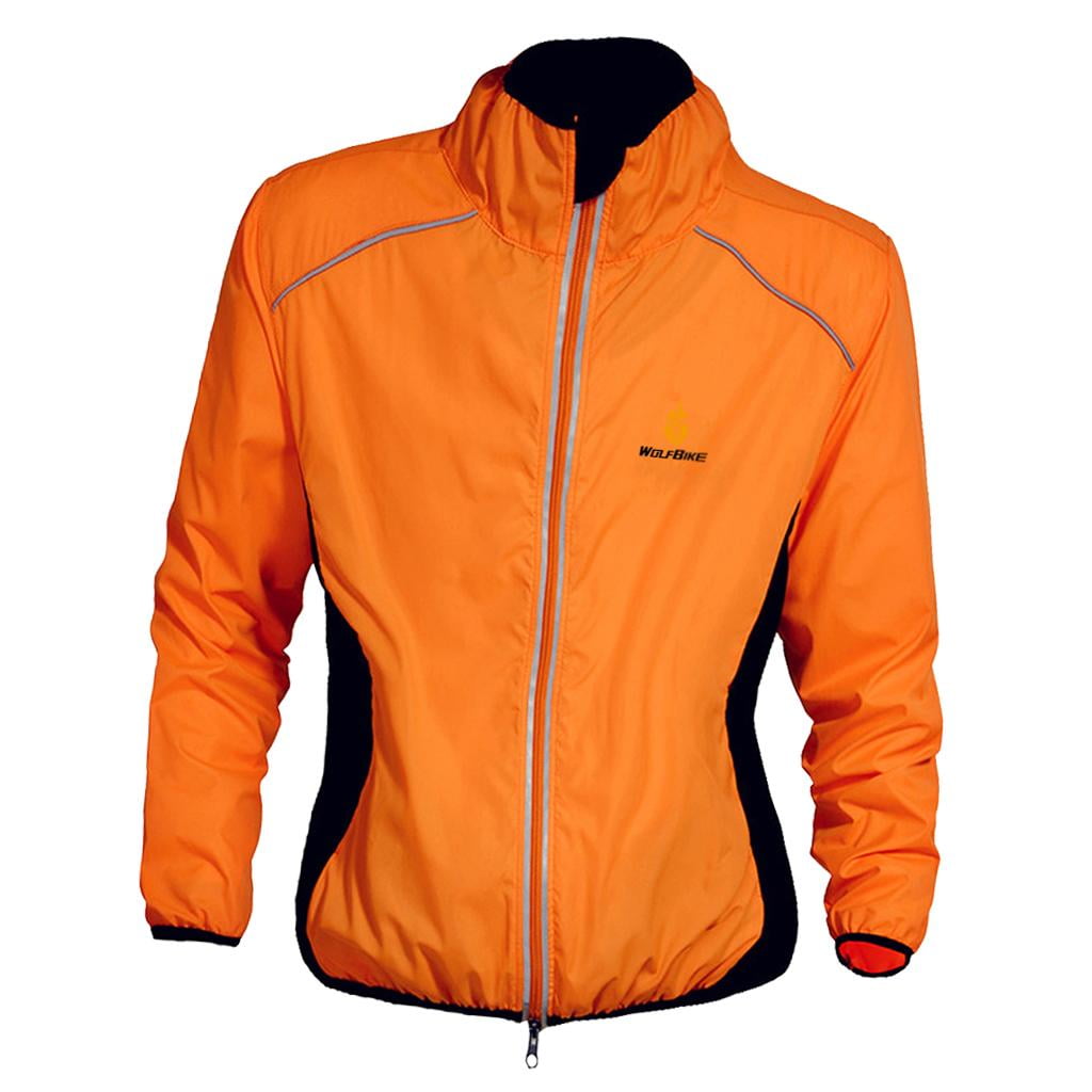Unisex Reflective Vest Cycling Jacket Windproof Waterproof Top Outdoor Sport 