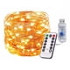 thumbnail image 1 of Cadena de luces impermeables de 8 modos, 200 LED, 20 m, con batería recargable y control remoto (IP68), apta para interiores, exteriores y dormitorios., 1 of 5