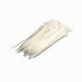thumbnail image 3 of NavePoint 6 Inch Nylon Cable Wire Zip Tie 50 lbs - Natural White 100 Pack Lot Pcs Qty, 3 of 4