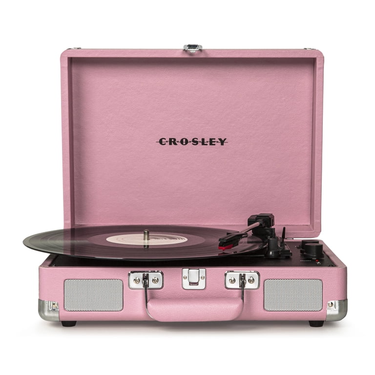 Crosley Cruiser Deluxe Vinyl Record Player Pink photo 1
