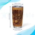 thumbnail image 4 of Personalized Deer Hunting Tumbler 20oz 30oz Hunter Gifts For Men Hunters Double Wall Vacuum Thermos Insulated Tumblers Travel Coffee Mug Cup With Lid Cups Gift For Men Women Dad Papa, 4 of 7