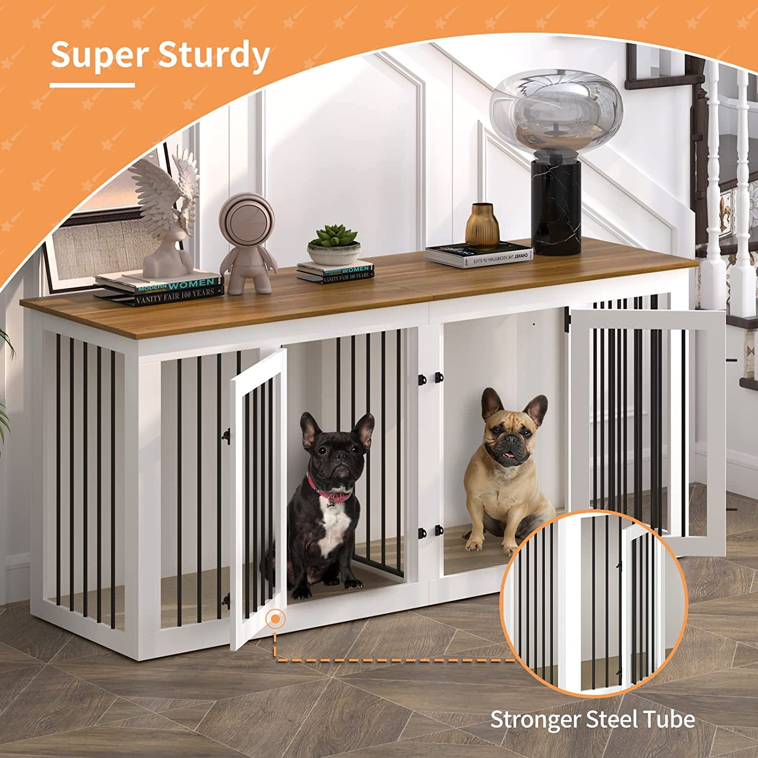 Dog crate store furniture walmart