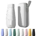 thumbnail image 1 of Mini Compact Travel Sun Umbrella with Case - Small UV Protection Umbrella, Lightweight Portable Windproof Parasol for Women, Men & Kids, Square Box Design, 1 of 4
