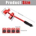 thumbnail image 2 of Furniture Sliders Ecohintz 2026 Upgraded Furniture Mover Tool Set - Adjustable Height Lifter with 4 Wheels & Lever, Heavy-Duty Sliders for Sofas, Refrigerators & Home Moving, Heavy Lifter Tool, 2 of 7