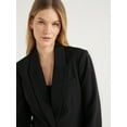 Scoop Women's Ultimate One Button Crepe Suit Blazer, Sizes XSXXL