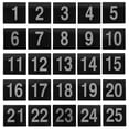 thumbnail image 1 of Número de mesa de 25 piezas de mesa Número de fiesta de bodas Card de tarjetas de asiento Número de bar de la barra (1-25), 1 of 8