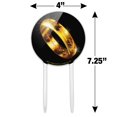 thumbnail image 2 of Acrylic Lord of the Rings The One Ring Cake Topper Party Decoration for Wedding Anniversary Birthday Graduation, 2 of 7