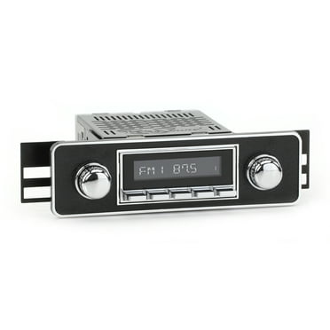 RetroRadio Compatible with 1968-73 Volkswagen Bus Features Include Bluetooth, AUX, AM/FM LAC-M1-502-06P-76PVW15