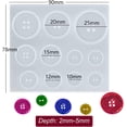 thumbnail image 5 of Juego de 3 moldes de silicona para hacer botones, 5 tamaños, 5 of 5