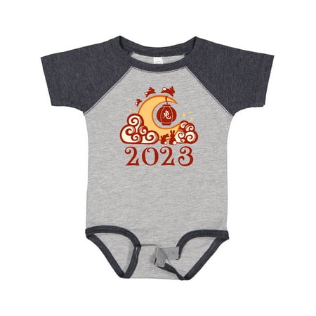 

Inktastic 2023 Chinese New Year Rabbit Gift Baby Boy or Baby Girl Bodysuit