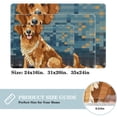 thumbnail image 2 of Dog Polyester Non-Slip Machine Washable Chair Mats Floor Mat Area Rug Set, 2 of 6