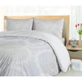 thumbnail image 5 of Ambesonne Grey White Duvet Cover Sets, Romantic Bridal Lace, 2-King, Grey White, 5 of 7