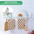 thumbnail image 7 of Purple Yellow Checked Pattern Pot Holder Set 2 Piece Non-Slip Oven Hot Pads Heat Resistant Durable 7x9.8in, 7 of 7
