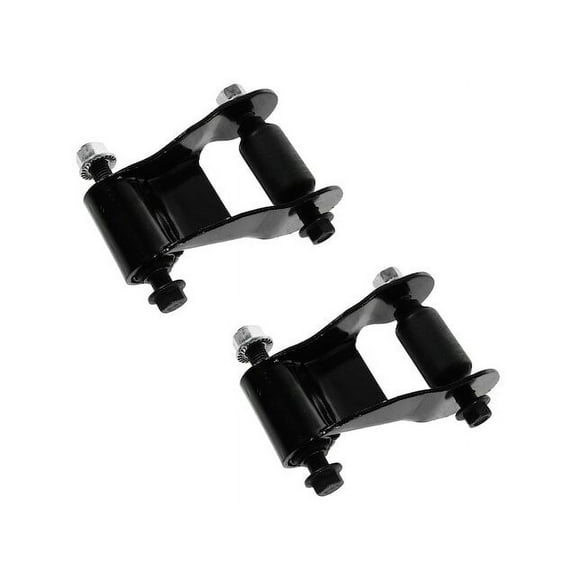 Rear Leaf Spring Shackle Set 2 Piece Set - Compatible with 1997 - 2003 Ford F-150 1998 1999 2000 2001 2002