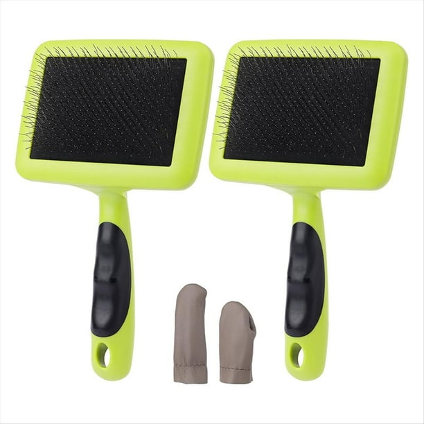 2 Piezas de Cardadores de Lana, para Lana, Fibras, Gatos, Perros, Cepillo de Madera para Cardadores de Lana para Manualidades de Fieltro de Lana