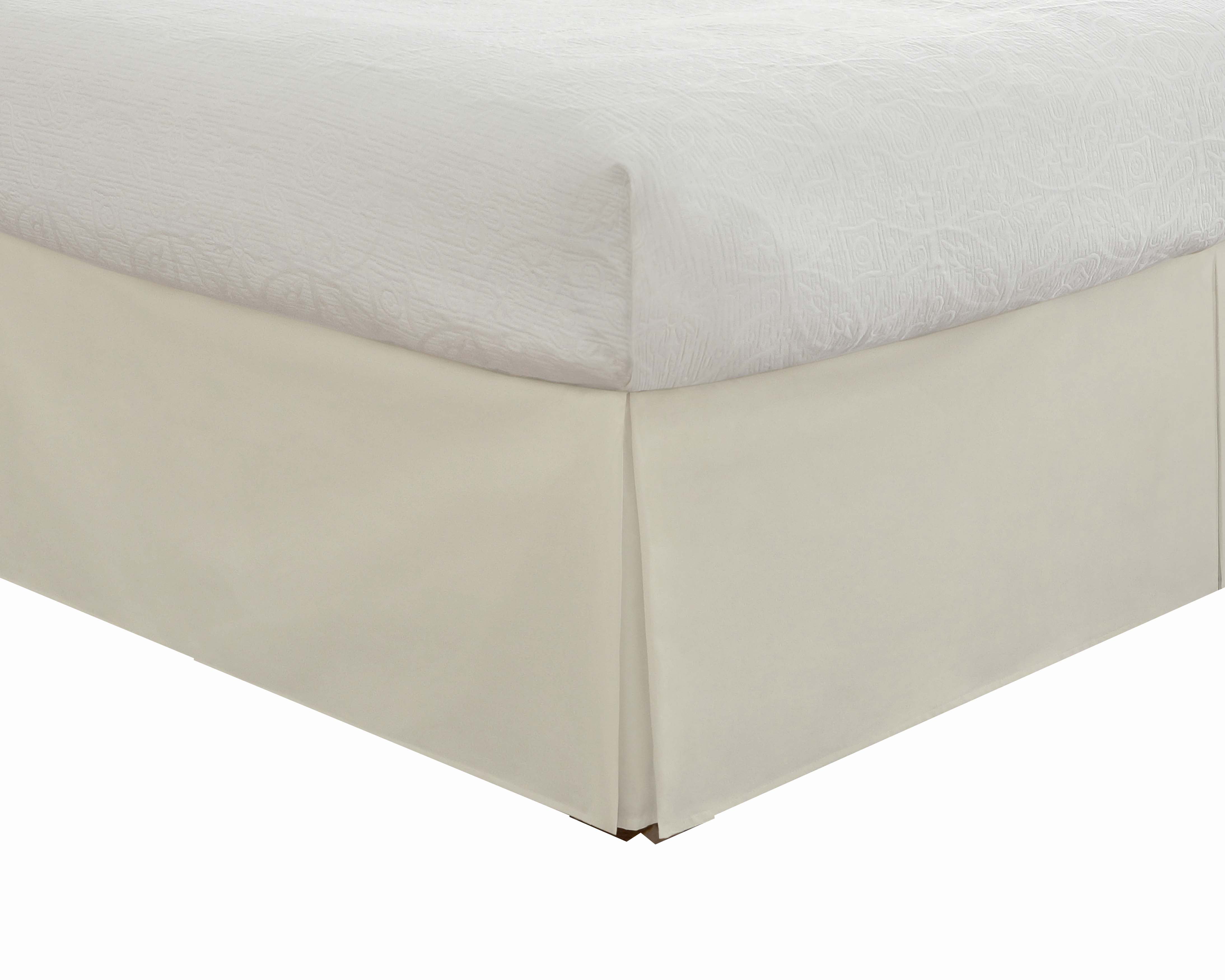 Bed for sale online Todays Home Toh24914whit06 Levinsohn Basic Cotton Rich 200tc Tailored 14 In 