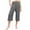 Dark Gray, variant on yillto Girls Wide Leg Pant Palazzo Capri Pants Elastic Waist Pocket Flowy Summer Beach Lounge Pant