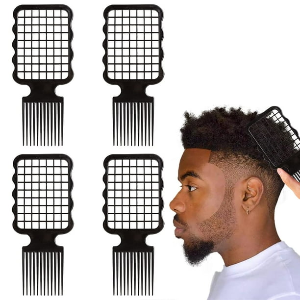 Brush for top curly hair men