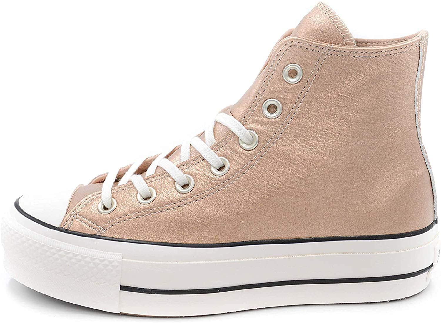 Converse Women's Platform Sneakers, Beige White 8.5 - Walmart.com