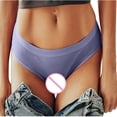 thumbnail image 4 of HUPOM Breathable Underwear For Women Underwear For Women In Clothing Briefs Leisure Tie Seamless Waistband Gray L, 4 of 6