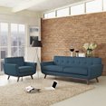 thumbnail image 6 of Modern Contemporary Living Room Armchair and Sofa Set of Two Navy, 6 of 6