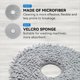 thumbnail image 4 of Almohadillas de Trapeador de Microfibra para Aspiradoras Robot para Q y Qrevo MaxV - Piezas de Repuesto Reutilizables y Lavables, 4 of 5